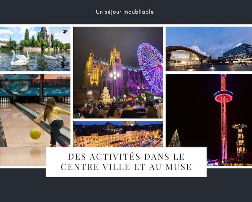 メスLumineux Et Cosy, Avec Parking, 2 Mn Gare, 2Mn Muse, 5Mn Centreアパートメント エクステリア 写真